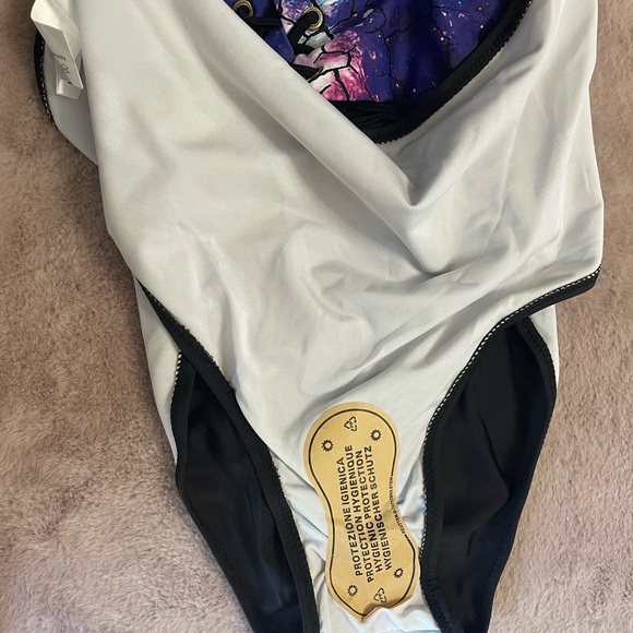 2 for $50 - Dressfo - Galaxy Print High Rise Bikini Bottoms - Size 10 - BNWT - Picture 5 of 6